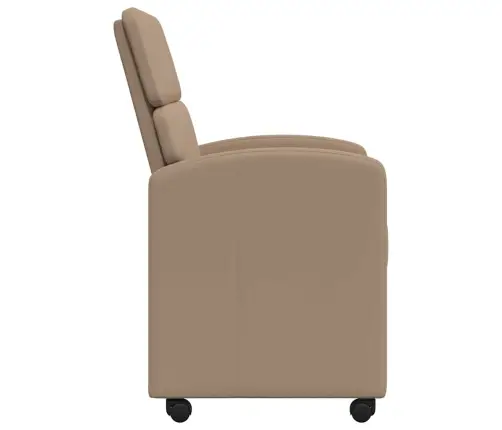 Ēdamkrēsli 2 Pcs Kapučīno 58 X 65 X 98 Cm Mākslīgā Āda Vidaxl