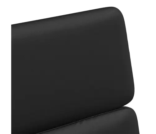 Ratastega Söögi-Toolid 2 Pcs Must 58 X 65 X 98 Cm Kunstnahk