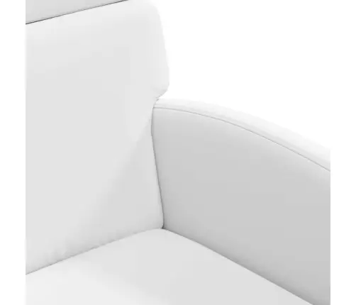 Valgomojo Kėdės 2 Pcs Balta 58 X 65 X 98 Cm Dirbtinė Oda