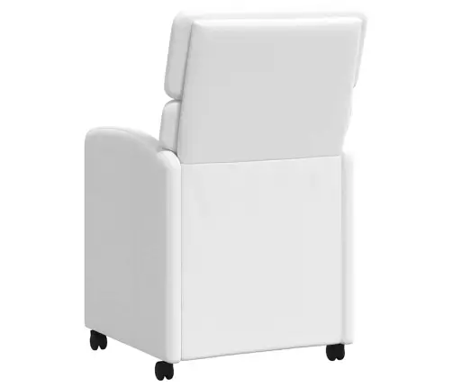 Valgomojo Kėdės 2 Pcs Balta 58 X 65 X 98 Cm Dirbtinė Oda