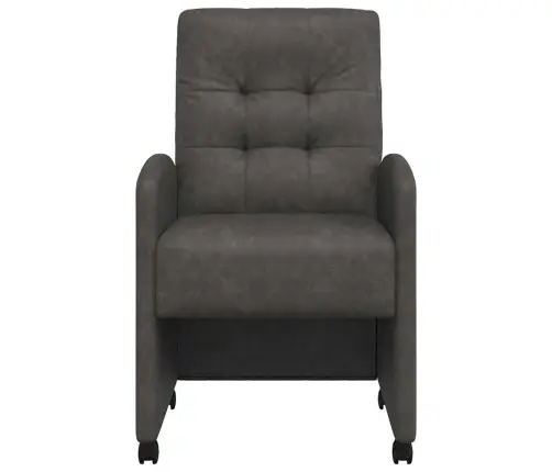 Ēdamkrēsli Ar Riteņiem 2 Pcs Melna 57 X 67 X 98 Cm Mākslīgā Āda Vidaxl