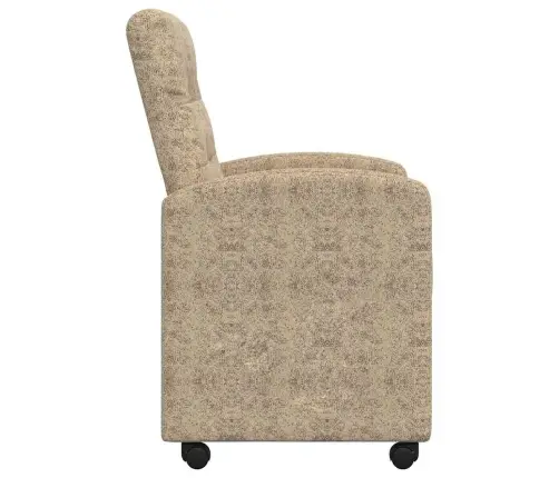 Ēdamkrēsli Ar Riteņiem 2 Pcs Gaiši Pelēka 57 X 67 X 98 Cm Vidaxl