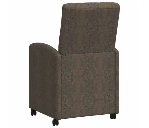 Ēdamkrēsli Ar Riteņiem 2 Pcs Tumši Pelēka 57 X 67 X 98 Cm Vidaxl