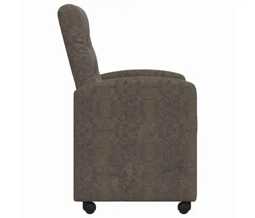 Ēdamkrēsli Ar Riteņiem 2 Pcs Tumši Pelēka 57 X 67 X 98 Cm Vidaxl