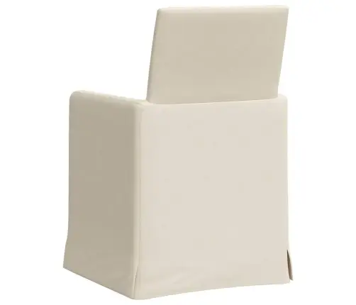 Ēdamkrēsli Ar Riteņiem 2 Pcs Bēša 57 X 67 X 95 Cm Lins Vidaxl