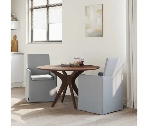 Söögitoa Toolid 2 Pcs Helehall 57 X 67 X 95 Cm Kangas