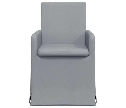 Söögitoa Toolid 2 Pcs Helehall 57 X 67 X 95 Cm Kangas