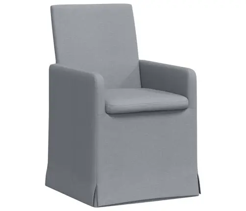 Söögitoa Toolid 2 Pcs Helehall 57 X 67 X 95 Cm Kangas