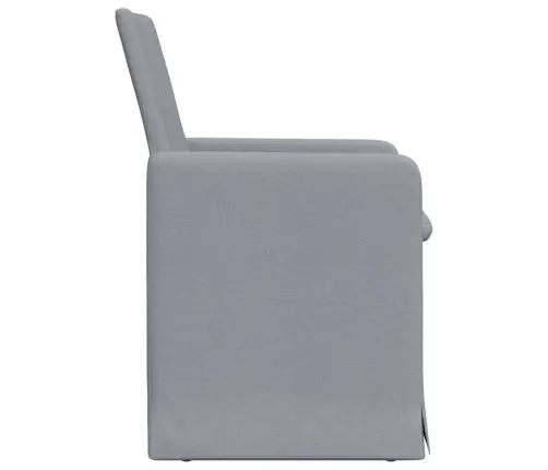 Söögitoa Toolid 2 Pcs Helehall 57 X 67 X 95 Cm Kangas