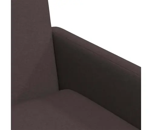 Söögitoa Toolid 2 Pcs Tumepruun 57 X 67 X 95 Cm Kangas