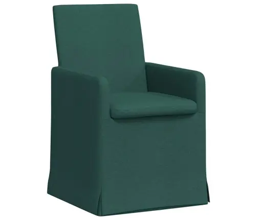 Söögitoa Toolid 2 Pcs Tumeroheline 57 X 67 X 95 Cm Kangas