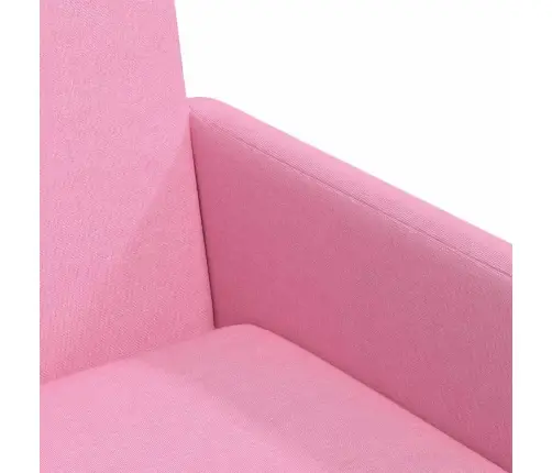 Valgomojo Kėdės 2 Pcs Rožinė 57 X 67 X 95 Cm Audinys