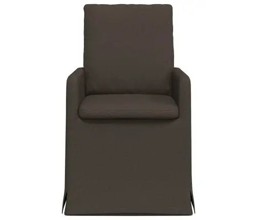 Ēdamkrēsli 2 Pcs Tumši Pelēka 57 X 67 X 98 Cm Lins Vidaxl