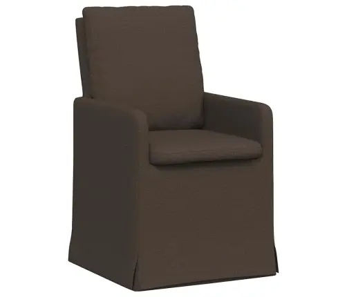 Ēdamkrēsli 2 Pcs Tumši Pelēka 57 X 67 X 98 Cm Lins Vidaxl