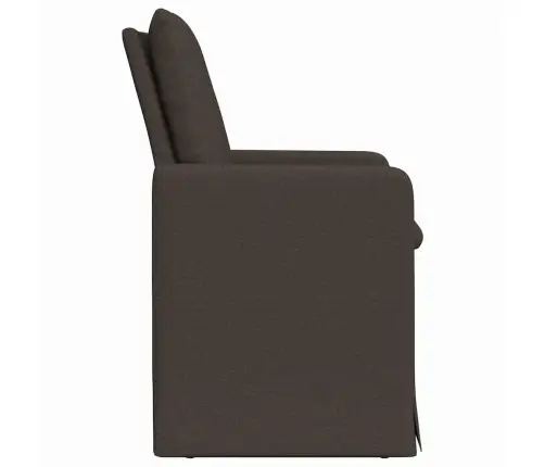 Ēdamkrēsli 2 Pcs Tumši Pelēka 57 X 67 X 98 Cm Lins Vidaxl