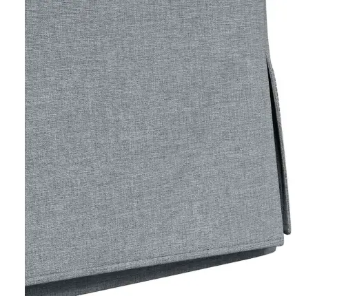 Ēdamkrēsli 2 Pcs Gaiši Pelēka 57 X 67 X 98 Cm Audums Vidaxl