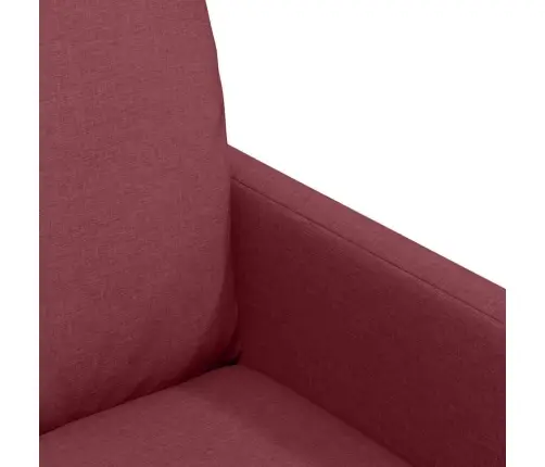 Söögitoa Toolid 2 Pcs Veinipunane 57 X 67 X 98 Cm Kangas