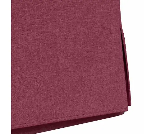 Söögitoa Toolid 2 Pcs Veinipunane 57 X 67 X 98 Cm Kangas