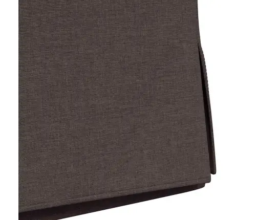 Ēdamkrēsli 2 Pcs Tumši Brūna 57 X 67 X 98 Cm Audums Vidaxl