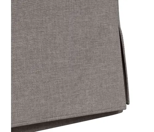 Ēdamkrēsli 2 Pcs Pelēkbrūna 57 X 67 X 98 Cm Audums Vidaxl