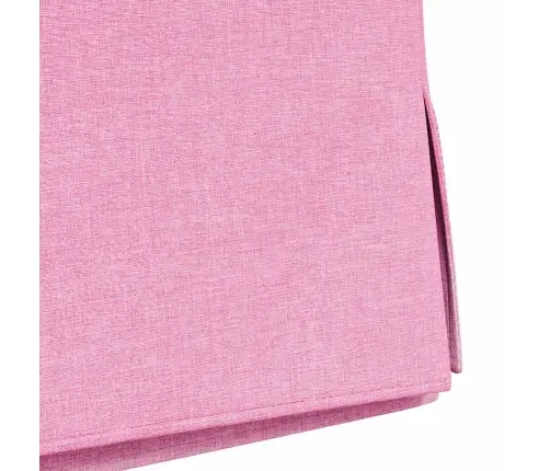 Valgomojo Kėdės 2 Pcs Rožinė 57 X 67 X 98 Cm Audinys