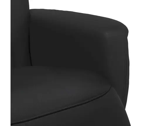 Masāžas Atzveltnes Krēsls Melna 71 X 90 X 105 Cm Mākslīgā Āda Vidaxl