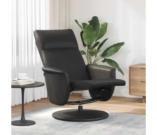 Masāžas Atzveltnes Krēsls Melna 71 X 90 X 105 Cm Mākslīgā Āda Vidaxl