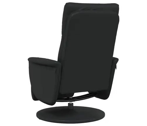 Masāžas Atzveltnes Krēsls Melna 71 X 90 X 105 Cm Mākslīgā Āda Vidaxl