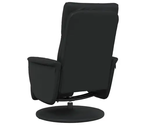 Masāžas Atzveltnes Krēsls Melna 71 X 90 X 105 Cm Mākslīgā Āda Vidaxl
