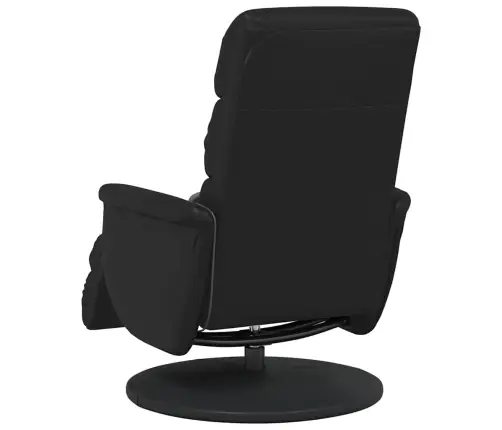 Masāžas Atzveltnes Krēsls Melna 71 X 98 X 106 Cm Mākslīgā Āda Vidaxl