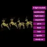 Led Elniai Su 80 Led 4 Pcs Auksinė Pet