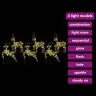 Led Elniai Su 180 Led 6 Pcs Auksinė Pet