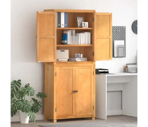 Uzglabāšanas Mēbeļu Komplekts Ar Durvīm Brūna Inženierijas Koks Vidaxl