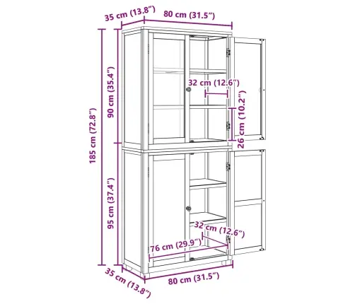 Uzglabāšanas Mēbeļu Komplekts Ar Durvīm Brūna Inženierijas Koks Vidaxl