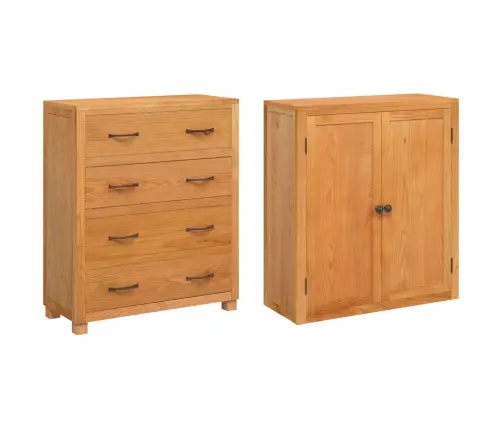 Uzglabāšanas Mēbeļu Komplekts Ar Durvīm Brūna Inženierijas Koks Vidaxl