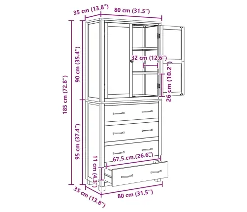 Uzglabāšanas Mēbeļu Komplekts Ar Durvīm Brūna Inženierijas Koks Vidaxl