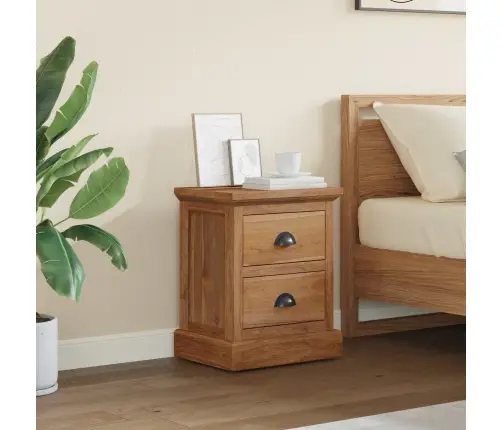 Naktinis Staliukas Natūrali 40 X 30 X 50 Cm Kieto Teka Medžio
