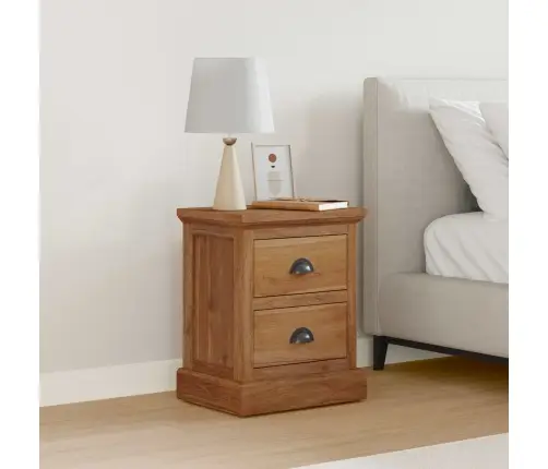 Naktinis Staliukas Natūrali 40 X 30 X 50 Cm Kieto Teka Medžio