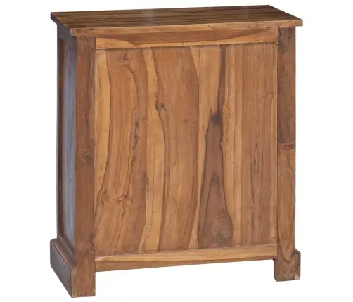 Skapītis Ar Atvilktni Brūna 65 X 30 X 75 Cm Ciets Tekša Koks Vidaxl