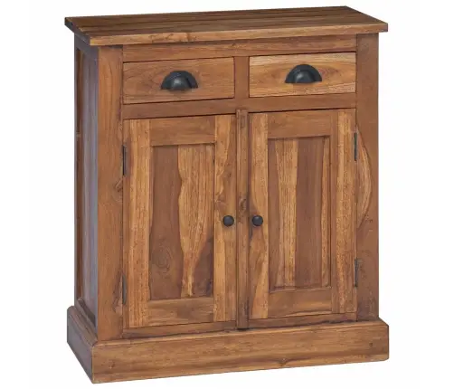 Skapītis Ar Atvilktni Brūna 65 X 30 X 75 Cm Ciets Tekša Koks Vidaxl