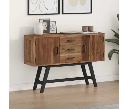 Televizora Stends Brūna 110 X 30 X 75 Cm Ciets Tekša Koks Vidaxl