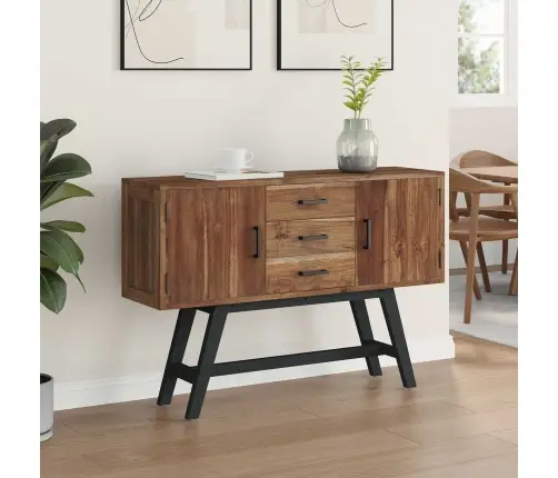 Televizora Stends Brūna 110 X 30 X 75 Cm Ciets Tekša Koks Vidaxl