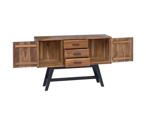 Televizora Stends Brūna 110 X 30 X 75 Cm Ciets Tekša Koks Vidaxl