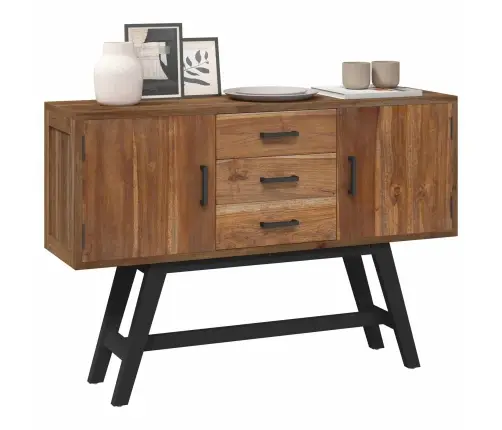 Televizora Stends Brūna 110 X 30 X 75 Cm Ciets Tekša Koks Vidaxl