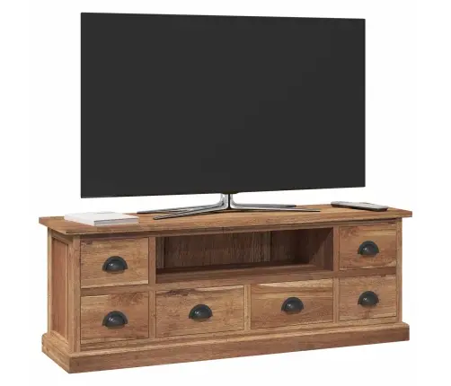 Televizora Stends Brūna 110 X 30 X 40 Cm Ciets Tekša Koks Vidaxl