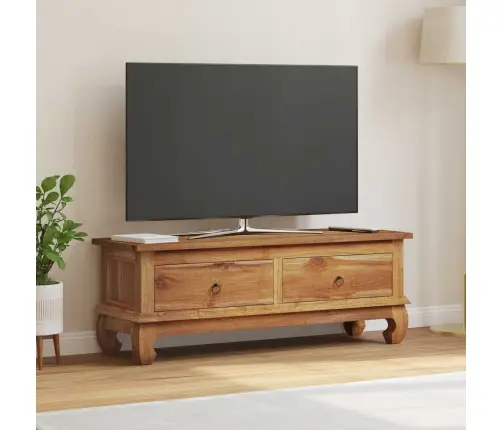Televizoriaus Stovas Su Stalčių Natūrali 110 X 35 X 40 Cm