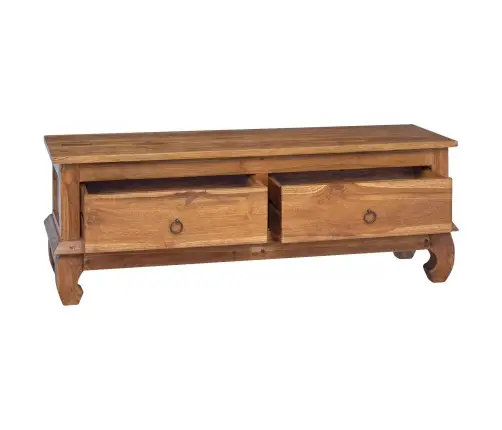 Televizoriaus Stovas Su Stalčių Natūrali 110 X 35 X 40 Cm