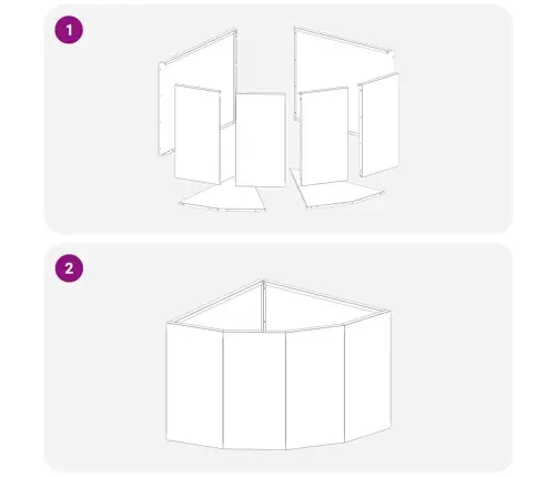 Stūra Stādītājs Balts 45 X 45 X 35 Cm Tērauds Vidaxl