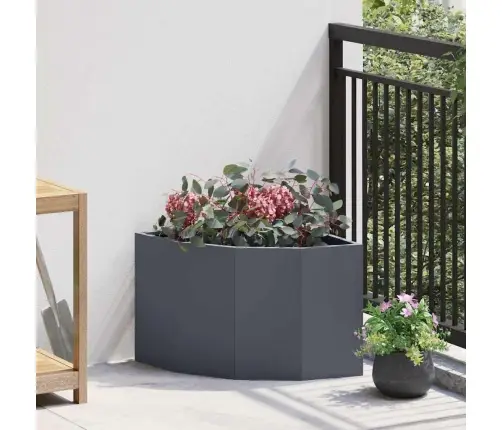 Kampinė Vazonas Antracitas 45 X 45 X 35 Cm Plienas