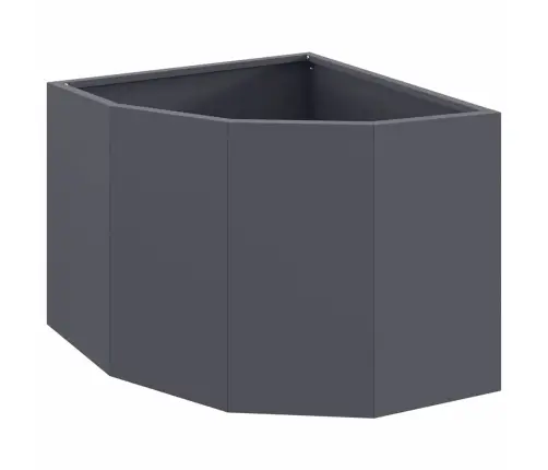 Kampinė Vazonas Antracitas 45 X 45 X 35 Cm Plienas